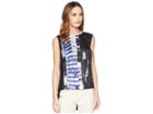Kenneth Cole New York High-low Sleeveless Blouse (urban Skyline Night) Women's Blouse