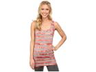 Lole Dawn Top (mandarino Stripe) Women's Sleeveless