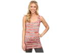 Lole Dawn Top (mandarino Stripe) Women's Sleeveless