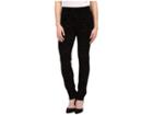 Nydj Petite Petite Joanie Skinny Pull On Leggings (black Primrose Flocking) Women's Casual Pants