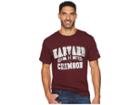 Champion College Harvard Crimson Jersey Tee (maroon) Men's Clothing