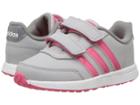 Adidas Kids Vs Switch 2 Cmf (infant/toddler) (grey 2/real Pink/grey 3) Kids Shoes