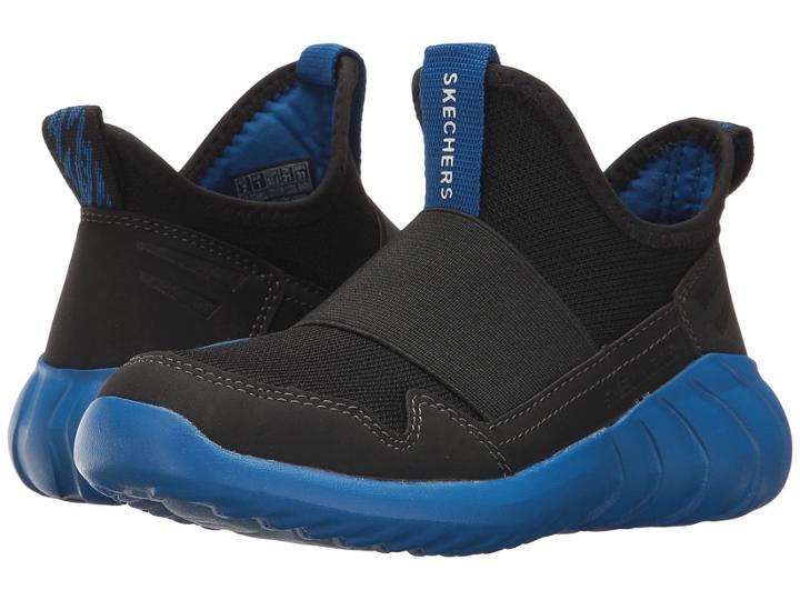 Skechers Kids Hydrus 97691l (little Kid/big Kid) (black/royal) Boy's Shoes