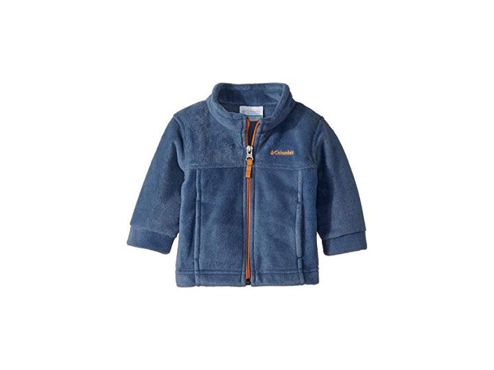 Columbia Kids Steens Mttm Ii Fleece (infant) (dark Mountain/canyon Gold) Boy's Fleece