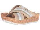 Anne Klein Felisha (light Natural Multi/light Fabric) Women's Wedge Shoes