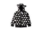 Appaman Kids Extra Soft Faux Fur Luna Hoodie Jacket (toddler/little Kids/big Kids) (black) Girl's Coat