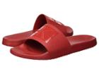 Calvin Klein Vincenzo Jelly (dark Red) Men's Slide Shoes
