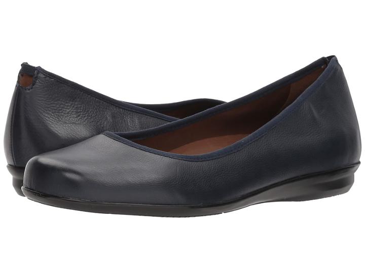 Earth Ennis Earthies (navy Premium Leather) Women's Shoes