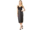 Bcbgeneration Lace Overlay Slip Dress (black) Women's Dress