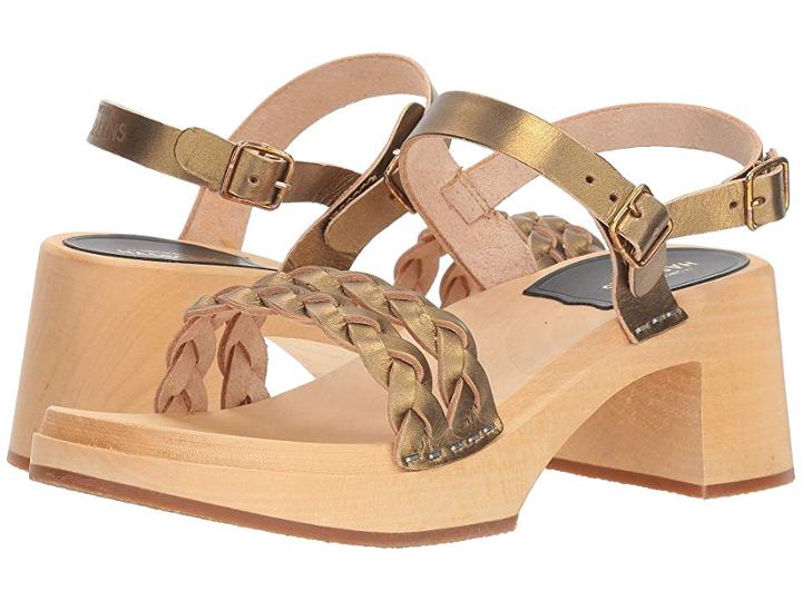 Swedish Hasbeens Tanja (gold) Women's Sandals
