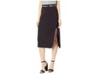 Juicy Couture Juicy Jacquard Skirt (pitch Black) Women's Skirt