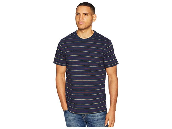 Vans Strikemont Iii Knit Top (dress Blues) Men's Clothing