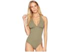 Carve Designs Alexandra One-piece (olive) Women's Swimsuits One Piece