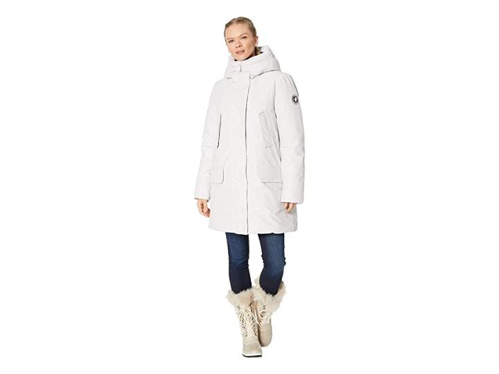 Save The Duck Long Puffer (frozen/grey) Women's Coat