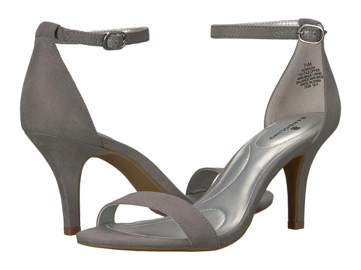 Bandolino Madia (heather Grey Faux Suede) High Heels
