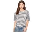 Splendid Solana Beach Mixed Stripe T-shirt (navy) Women's T Shirt