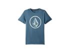 Volcom Kids Circle Stone Short Sleeve Tee (big Kids) (wrecked Indigo) Boy's T Shirt