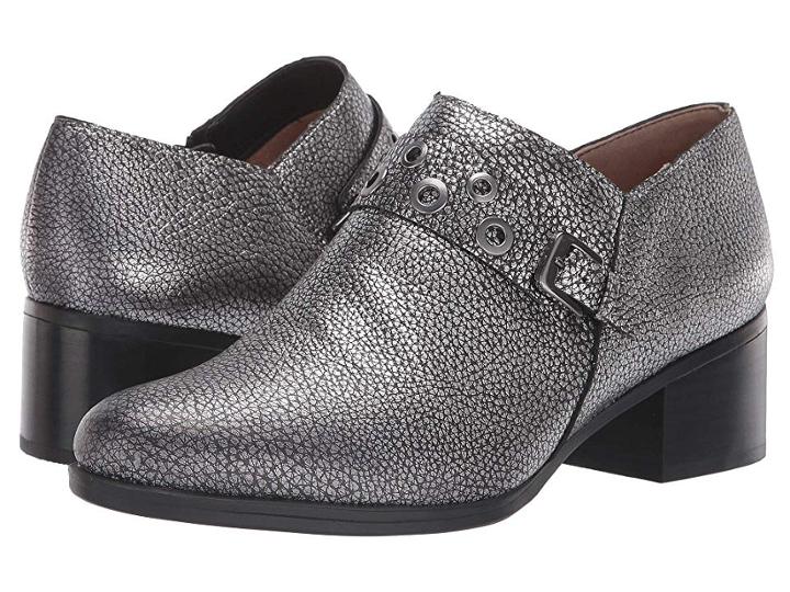 Naturalizer Delta (silver Distressed Leather) Women's Shoes