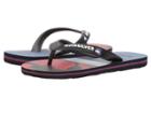 Quiksilver Kids Molokai Lava Division (toddler/little Kid/big Kid) (black/red/blue) Boys Shoes