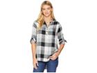 Mountain Khakis Josie Tunic (black Plaid) Women's Blouse