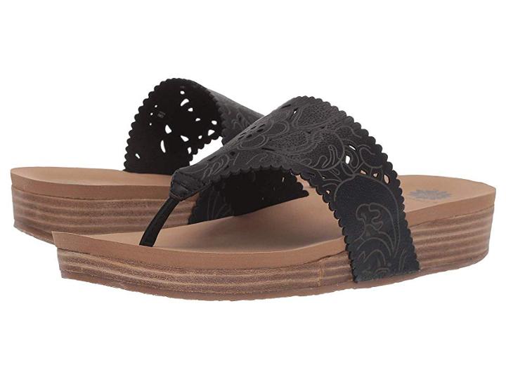 Yellow Box Crayla (black) Women's Slide Shoes