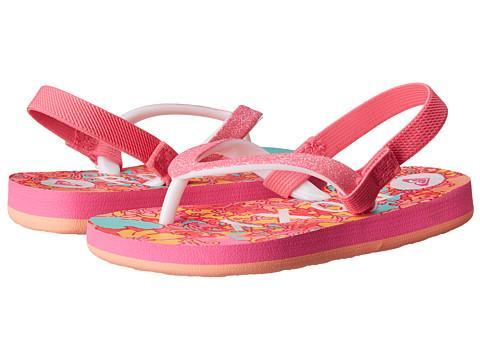 Roxy Kids Tahiti V (toddler) (pink/boysenberry) Girls Shoes