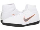 Nike Superflyx 6 Club Ic (white/metallic Cool Grey/total Orange) Men's Soccer Shoes