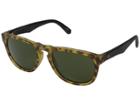 Electric Eyewear Leadfoot (matte Spotted Tort/melanin Grey) Fashion Sunglasses