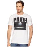 Puma Photoprint Floodlight Tee (puma White) Men's T Shirt