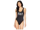 Rvca Blackout One-piece (black) Women's Swimsuits One Piece