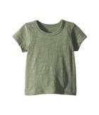 Peek Snap Shoulder Tee (infant) (olive) Girl's T Shirt