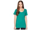 Pendleton Short Sleeve Pima Tee (ultramarine Green) Women's Clothing