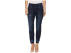 Jag Jeans Amelia Slim Ankle Pull-on Jeans With Embroidery In Meteor Wash (meteor Wash) Women's Jeans