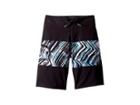 Volcom Kids Macaw Mod Boardshorts (big Kids) (black Combo) Boy's Swimwear