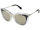 Valentino 0va4031 (transparent Light Gold Matte Black/light Gold Mirror) Fashion Sunglasses