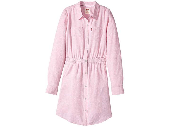 Levi's(r) Kids Fit And Flare Dress (big Kids) (candy Pink) Girl's Dress