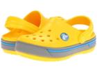 Crocs Kids Crocband Ii.5 (toddler/little Kid) (yellow/light Grey) Kids Shoes