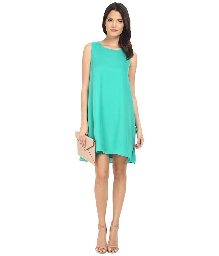 Bb Dakota Roxanne Reverse Crepon Flowy Dress (green) Women's Dress