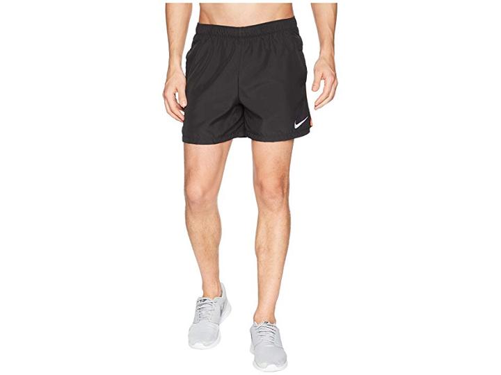Nike Challenger 5 Running Short (black/black/rush Coral) Men's Shorts