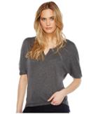 Alternative Eco Gauze Roam Short Sleeve Tee (caviar) Women's T Shirt