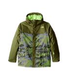 The North Face Kids Brayden Insulated Jacket (little Kids/big Kids) (terrarium Green Mesh Camo (prior Season)) Boy's Coat