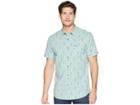 Rip Curl Riviera Short Sleeve Shirt (aqua) Men's Clothing