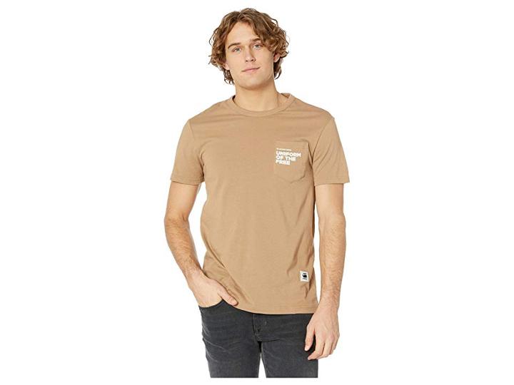 G-star Graphic Five-pocket Round Neck Tee Short Sleeve (atacama) Men's Clothing