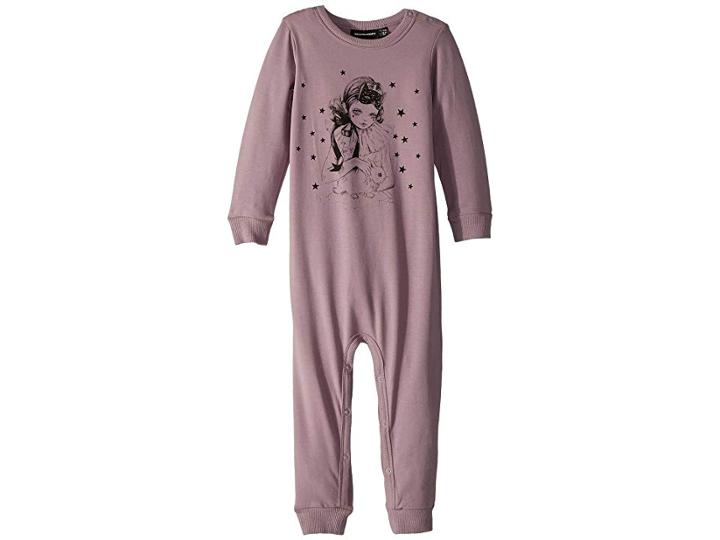 Rock Your Baby Star Gazer Playsuit (infant) (mauve) Girl's Jumpsuit & Rompers One Piece