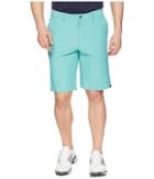 Adidas Golf Ultimate Gingham Stretch Shorts (trace Royal/hi-res Green) Men's Shorts