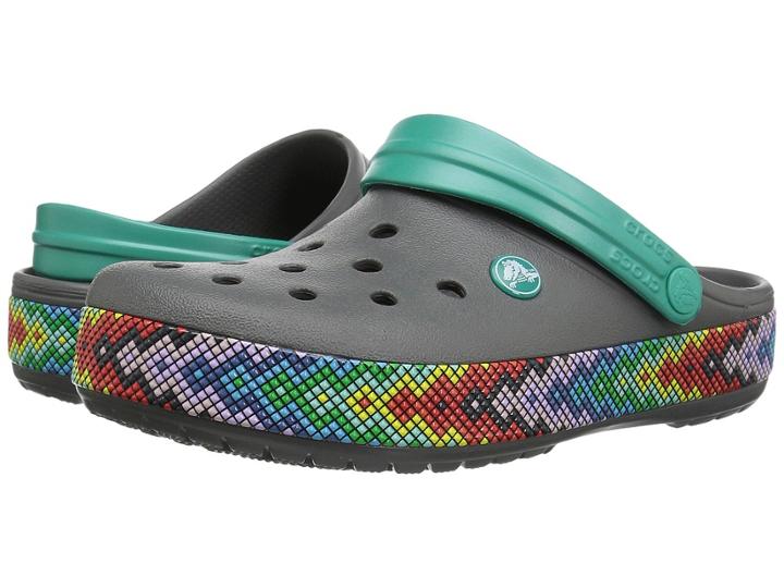 Crocs Crocband Gallery Clog (slate Grey 1) Clog Shoes