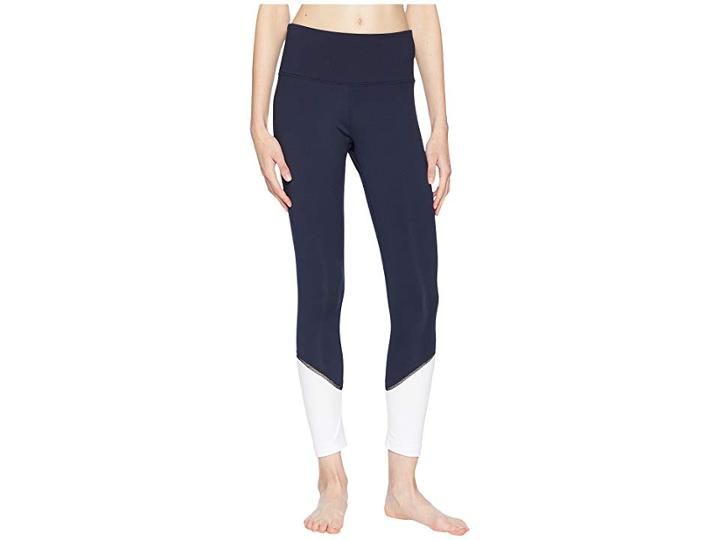Kate Spade New York Athleisure Color Block Leggings (rich Navy Multi) Women's Casual Pants
