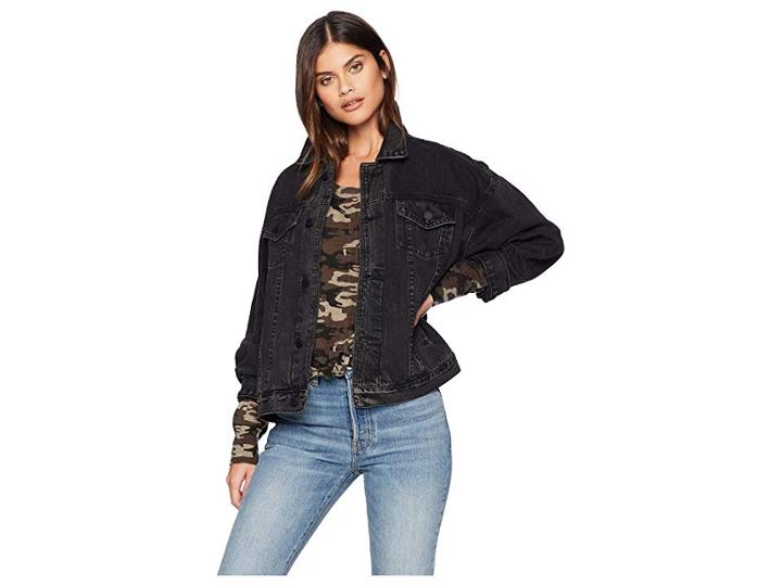 Blank Nyc Trucker Jacket In Dirty Harry (dirty Harry) Women's Coat