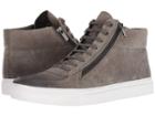Boss Hugo Boss Futurism High Top Sneaker By Hugo (dark Grey) Men's Shoes