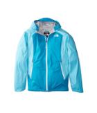 The North Face Kids Allproof Stretch Jacket (little Kids/big Kids) (blue Curacao/algiers Blue/tnf White) Girl's Coat